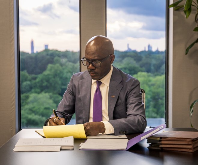 Keith Adams at his desk