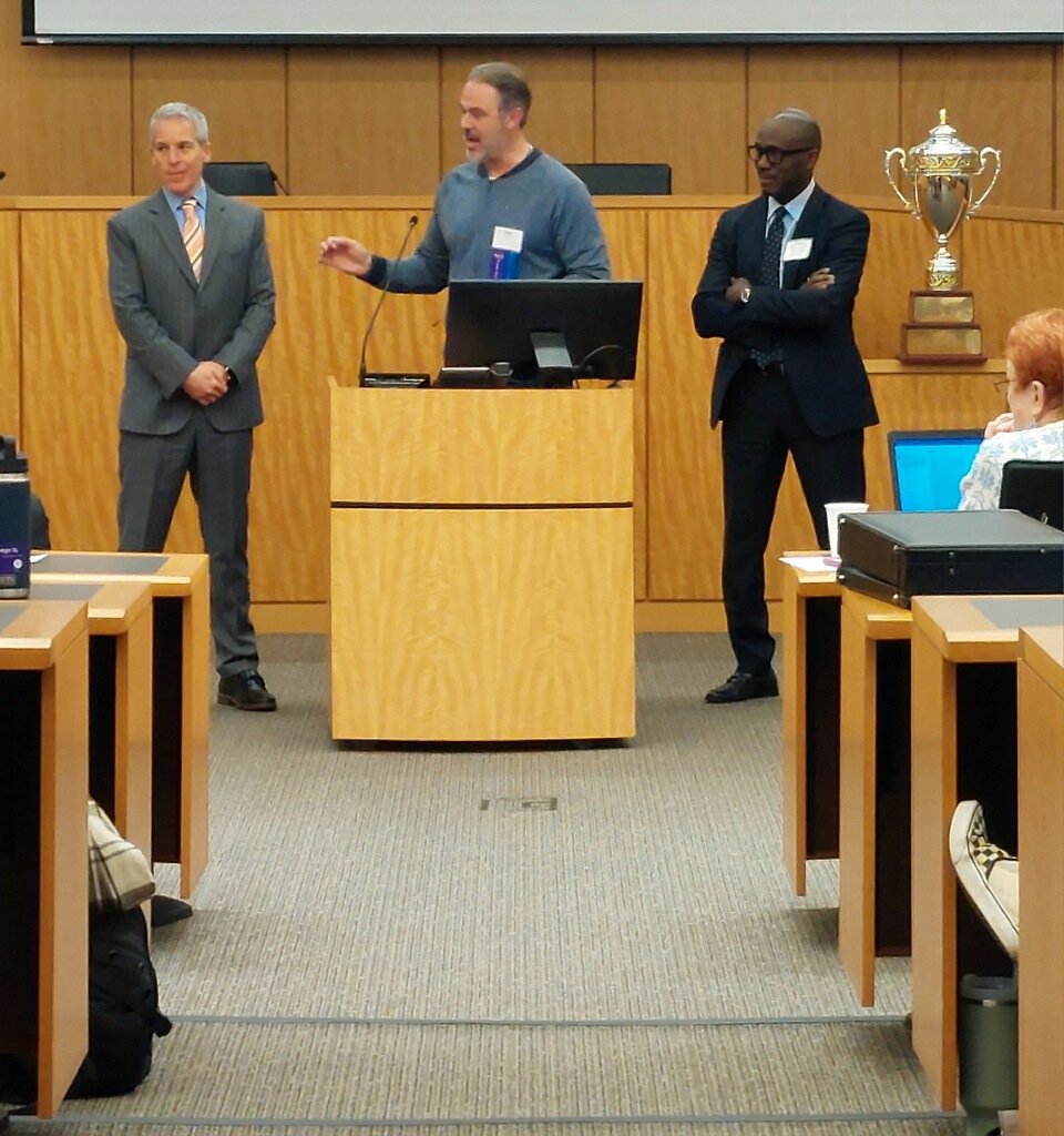 Keith Adams at legal seminar